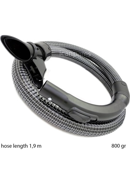 Ile Uyumlu Marathon Serisi Elektrikli Süpürge Çelik Telli Hortumu - Tutma Sapı Pimli