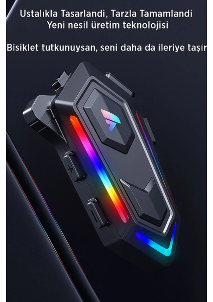V20 Rgb Işıklı Bluetooth Kask Kulaklığı Uyumlu Işıklı Motorsiklet Interkom – 25 Saat Pil Ömrü modelleri