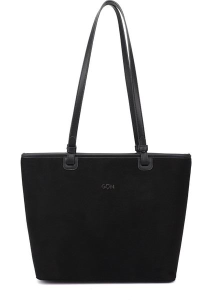 Kadın Siyah Süet Omuz Çantası