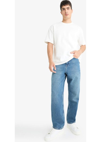 Baggy Fit Geniş Paça Jean Pantolon G2622AX25AU