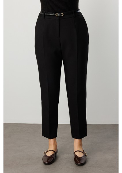 Beli Kemerli Dar Paça Pantolon 1015-26K modelleri