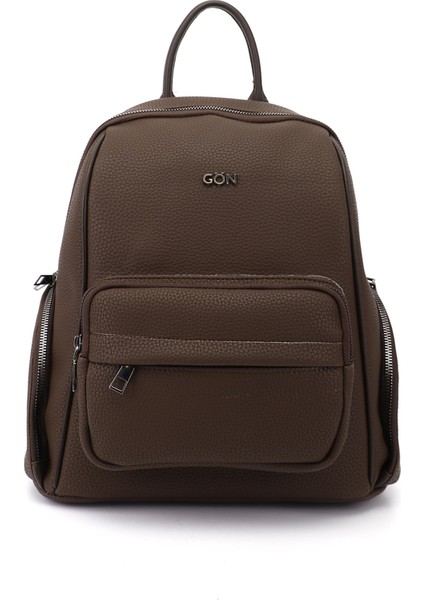 Kadın Kahverengi El ve Sırt Çantası