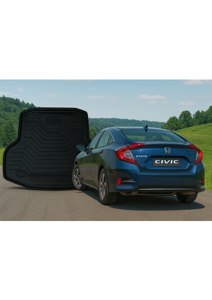 Honda Civic 2016-2020 3D Bagaj Havuzu Premium fiyatları