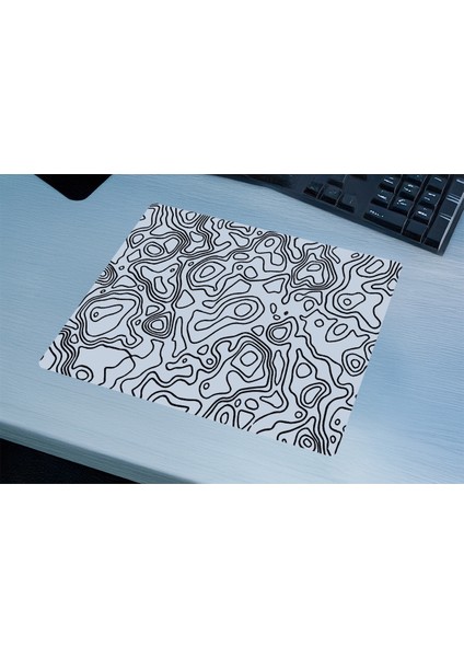 Monochrome Gaming Oyuncu Xl Mouse Pad Kaydırmaz Dikişli Mousepad 480X400X4 mm Dikişli Premium Model