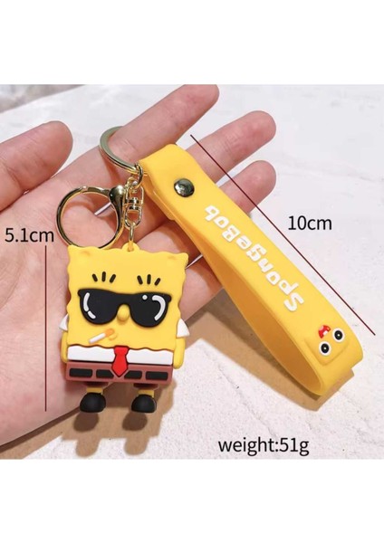 Kötü Spongebob Squarepants Sevimli Anime Patrick Yıldız Araba Anahtarlık Sırt Çanta Aksesuarlı indirimleri