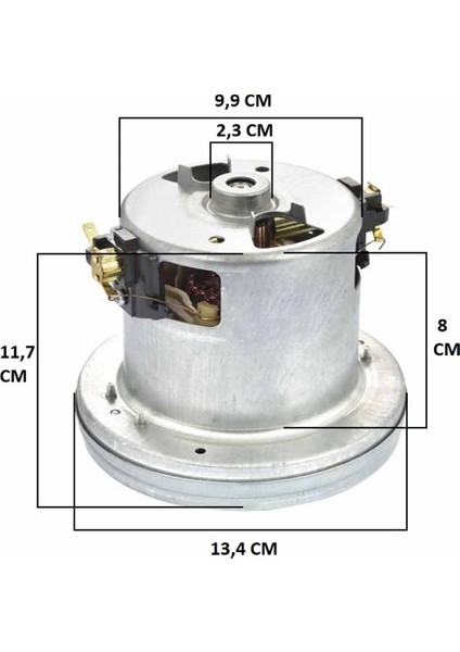 Elektrikli Süpürge Motoru 1800 W - Bt 26 modelleri