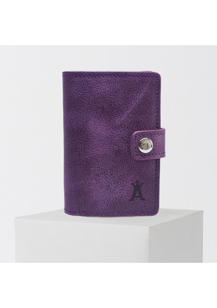 Otomatik Mekanizmalı Patlı Deri Kartlık Cüzdan