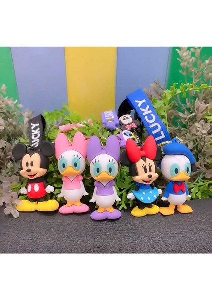 Çizgi Film Karakterleri Silikon Anahtarlıklar & Çanta Aksesuarlı