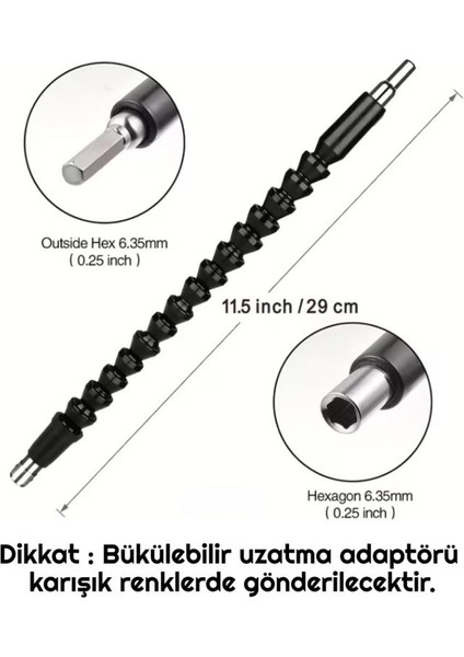 23 Parça Mıknatıslı Bits Uç Yıldız Düz Torx S2 Çelik 50 mm Matkap Uç Bükülebilir Adaptörlü fırsatları