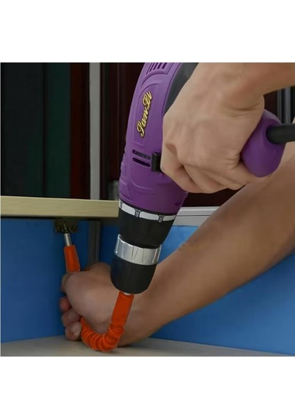 23 Parça Mıknatıslı Bits Uç Yıldız Düz Torx S2 Çelik 50 mm Matkap Uç Bükülebilir Adaptörlü indirimleri