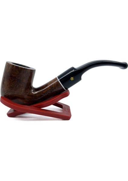 Sarı Yıldız Bent Billiard 9mm Filtreli Akrilik Saplı Pipo Mod Cha 808 237214