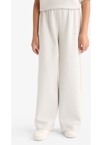 Kız Çocuk 2'li Takım Baskılı Kısa Kollu Tişört Eşofman Altı G2842A825AU