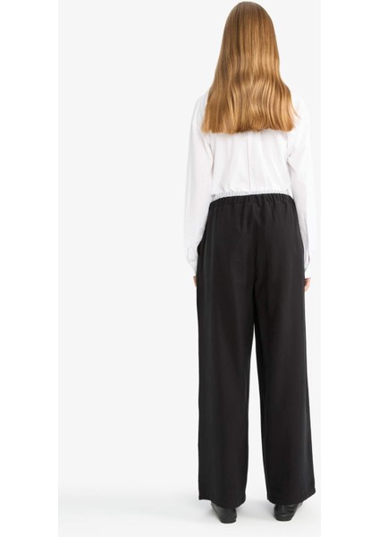 Baggy Fit Çift Cepli Normal Bel Standart Boy Tensel Pantolon G2870AX25AU