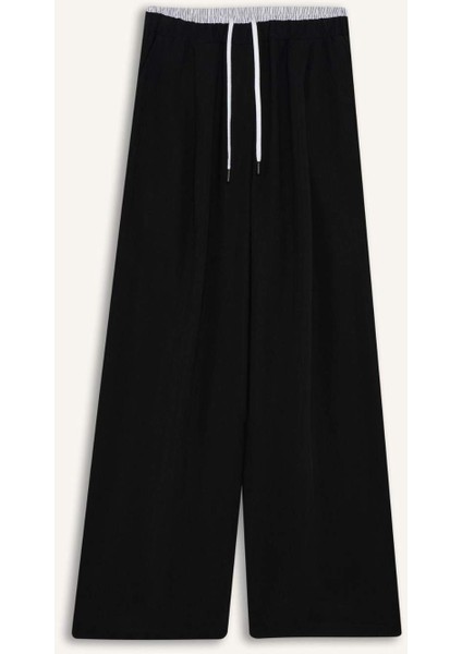 Baggy Fit Çift Cepli Normal Bel Standart Boy Tensel Pantolon G2870AX25AU