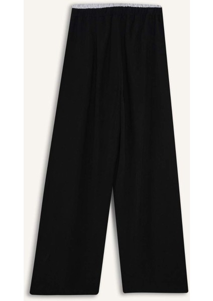 Baggy Fit Çift Cepli Normal Bel Standart Boy Tensel Pantolon G2870AX25AU