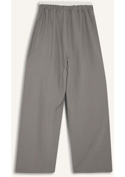 Baggy Fit Çift Cepli Normal Bel Standart Boy Tensel Pantolon G2870AX25AU