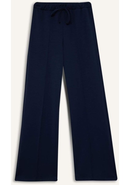 Relax Fit Normal Bel Düz Paça Modal Pantolon