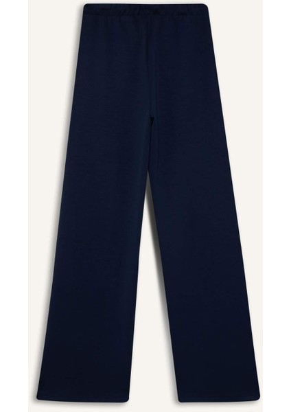 Relax Fit Normal Bel Düz Paça Modal Pantolon