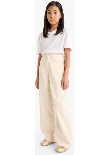 Kız Çocuk Baggy Fit Twill Pantolon G1621A825AU