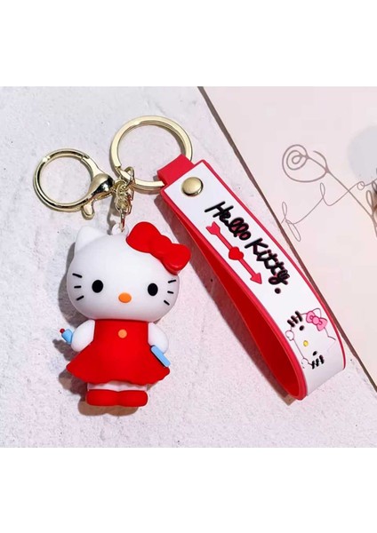 Sevimli Karakterler Hello Kittyler Silikon Anahtarlık & Çanta Aksesuarlı modelleri