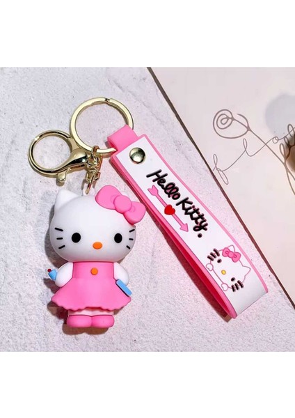 Sevimli Karakterler Hello Kittyler Silikon Anahtarlık & Çanta Aksesuarlı indirimleri