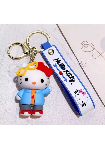 Sevimli Karakterler Hello Kittyler Silikon Anahtarlık & Çanta Aksesuarlı