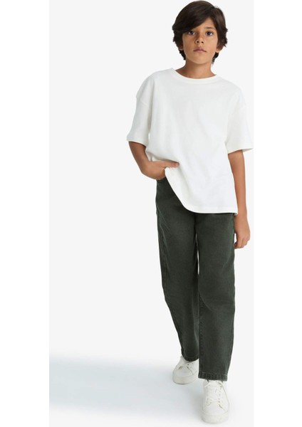 Erkek Çocuk Wide Leg Düz Paça Jean Pantolon G2929A825AU