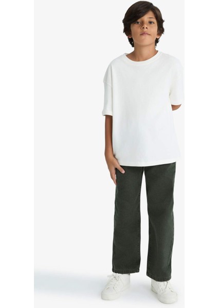 Erkek Çocuk Wide Leg Düz Paça Jean Pantolon G2929A825AU