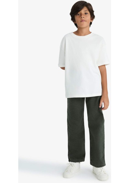 Erkek Çocuk Wide Leg Düz Paça Jean Pantolon G2929A825AU