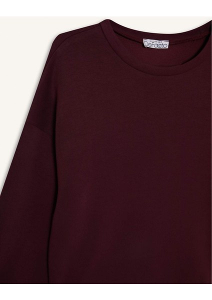 Bisiklet Yaka Modal Sweatshirt G2913AX25AU