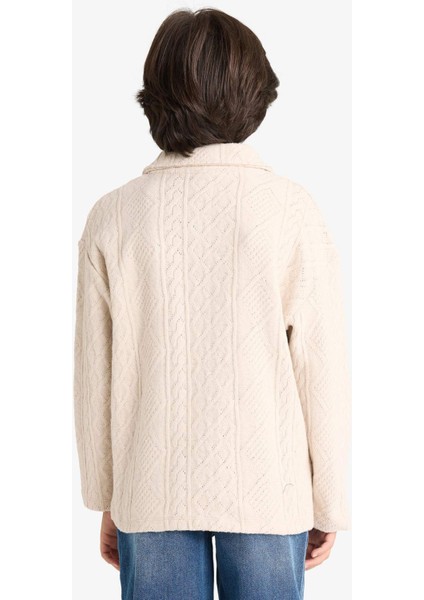 Erkek Çocuk Polo Yaka Uzun Kollu Tişört G2967A825WN