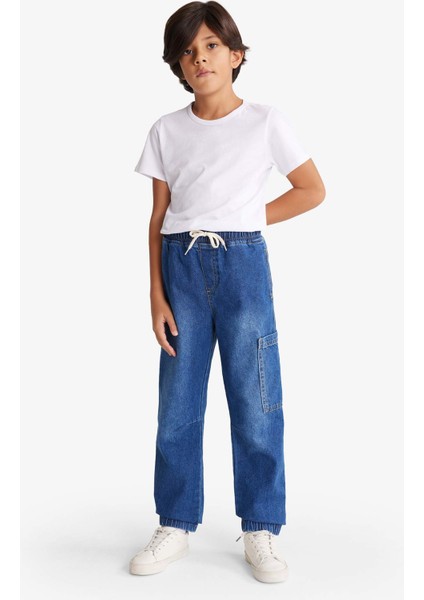 Erkek Çocuk Jogger Fit Jean Pantolon G3022A825AU