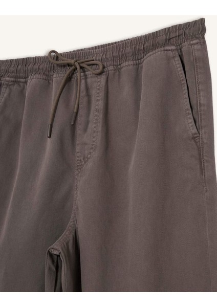 Beli Bağcıklı Cepli Düz Paça Pantolon G3162AX25AU