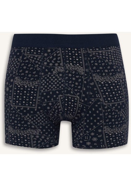 Regular Fit Şal Desenli 3'lü Boxer C3883AX25WN