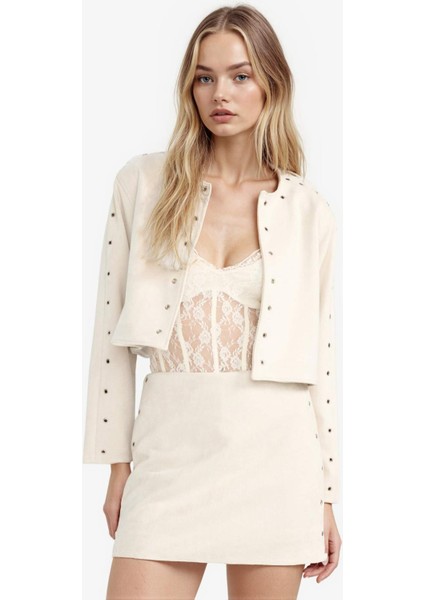 Coool Normal Bel Süet Mini Etek G3262AX25AU