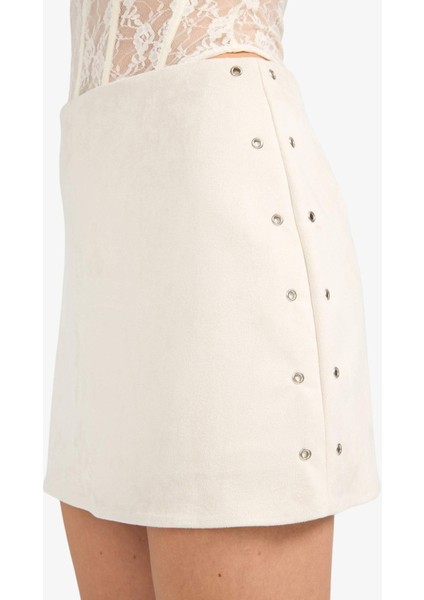 Coool Normal Bel Süet Mini Etek G3262AX25AU