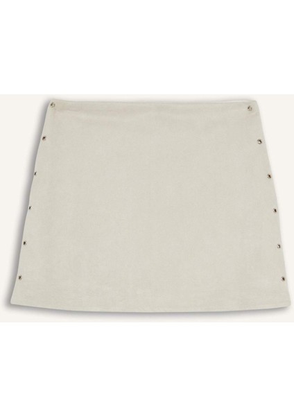 Coool Normal Bel Süet Mini Etek G3262AX25AU