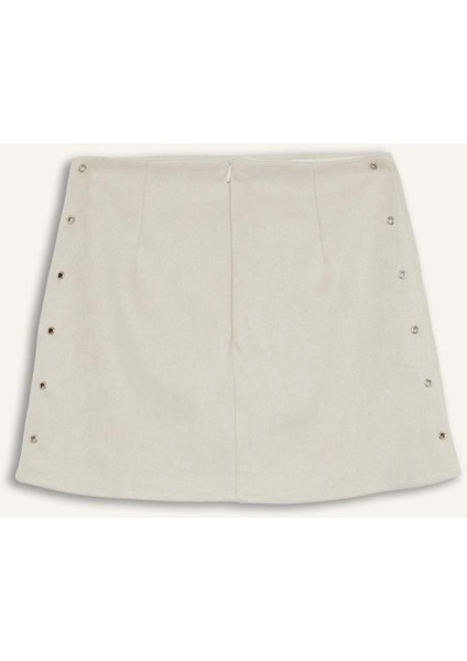 Coool Normal Bel Süet Mini Etek G3262AX25AU