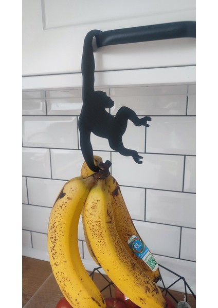 Maymun Şeklinde Muz Askısı | Eğlenceli ve Şık Mutfak Dekorasyonu Stand
