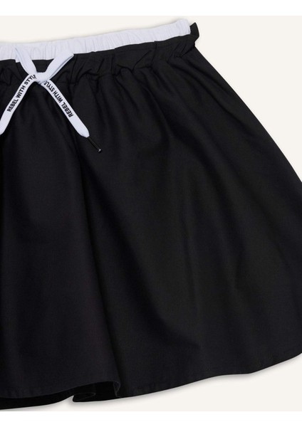 Kız Çocuk Beli Lastikli Twill Etek G3231A825AU