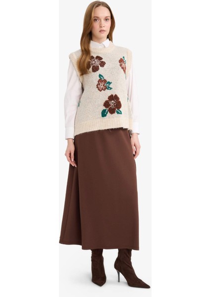 A Kesim Krep Maxi Etek A4706AX25WN