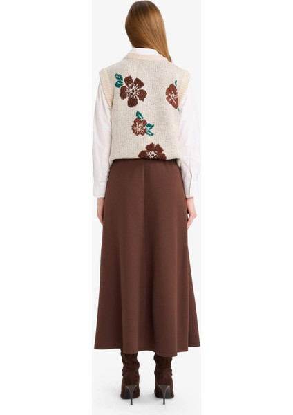 A Kesim Krep Maxi Etek A4706AX25WN