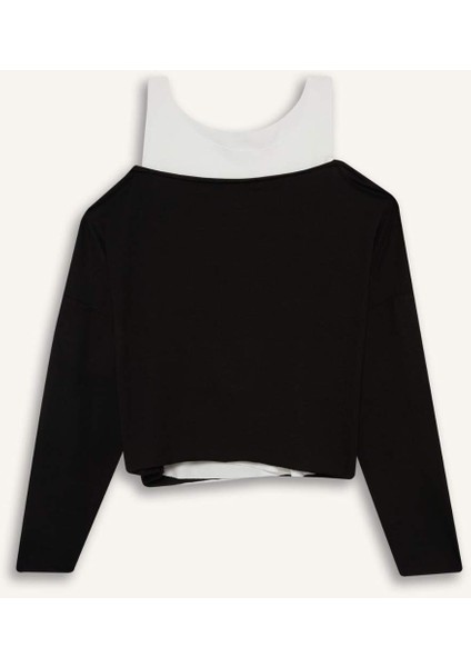 Regular Fit Kayık Yaka Modal Sweatshirt G3333AX25WN