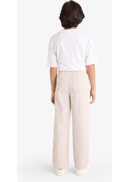 Erkek Çocuk Beli Lastikli Gabardin Pantolon G3642A825AU