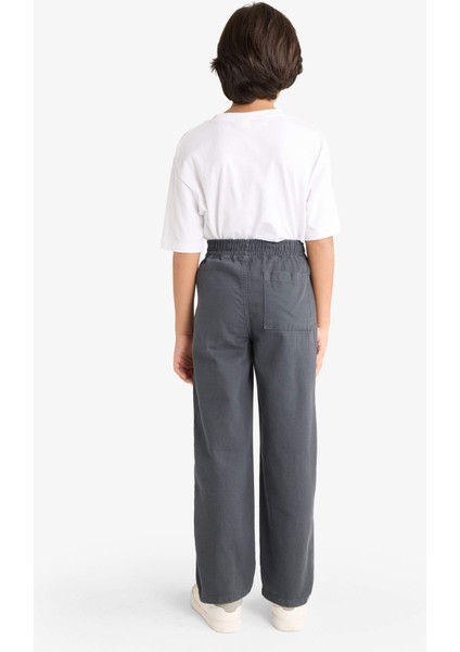Erkek Çocuk Beli Lastikli Gabardin Pantolon G3642A825AU