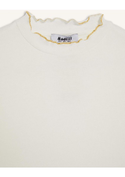 Fitilli Kaşkorse Uzun Kollu Tunik