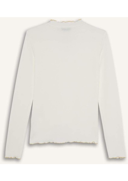 Fitilli Kaşkorse Uzun Kollu Tunik