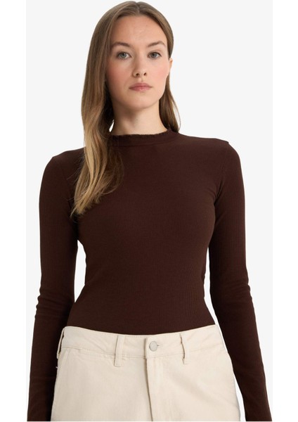 Fitilli Kaşkorse Uzun Kollu Tunik E9540AX25WN