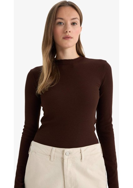 Fitilli Kaşkorse Uzun Kollu Tunik E9540AX25WN