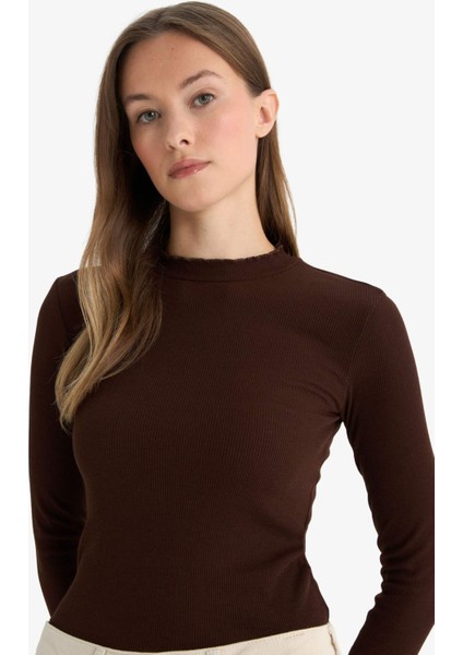 Fitilli Kaşkorse Uzun Kollu Tunik E9540AX25WN